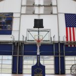 The basketball goal in Pellissippi State's Student Resource Center.