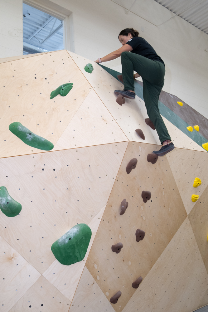 Claudia Climbing