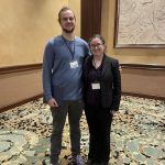 Editor-in-Chief Draven Copeland and Professor Matsen.