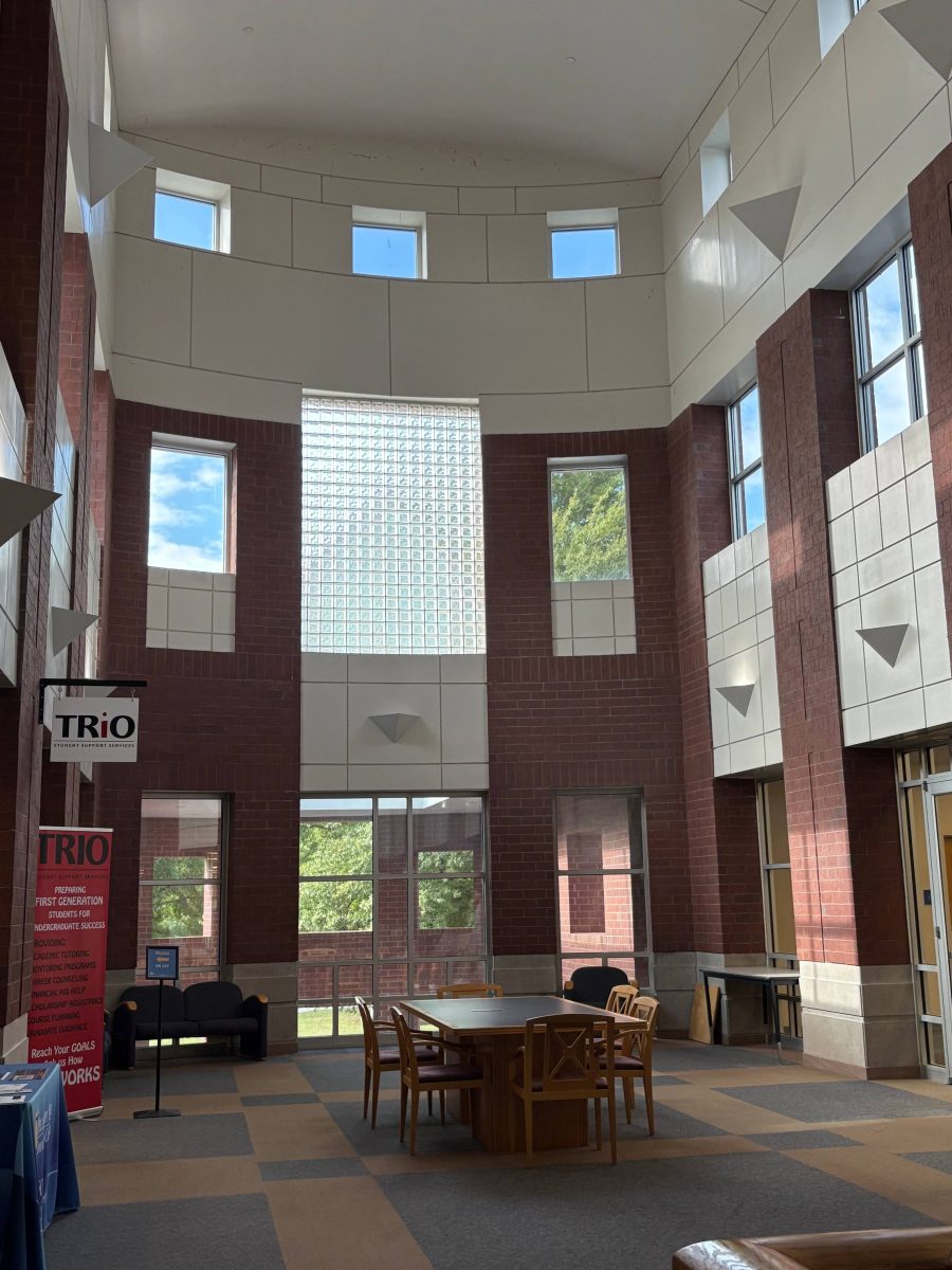 An empty room in the ERC on the upper floor.