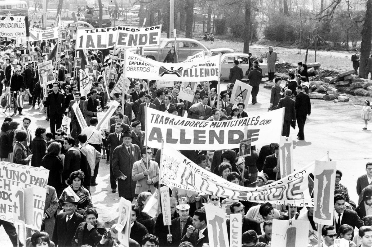 Salvador Allende’s coalition government won the national election in Chile in 1970, the first time a Marxist was elected in a democratic election.