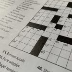 An American-style crossword puzzle