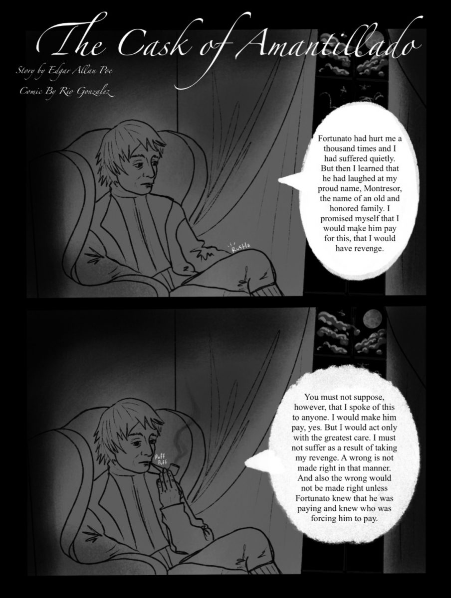 The Cask of Amontillado Comic Adaptation