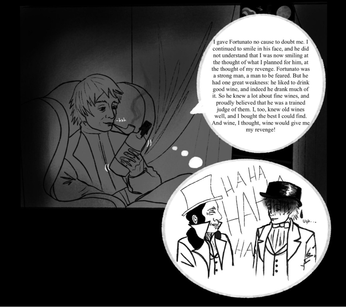 The Cask of Amontillado Comic Adaptation