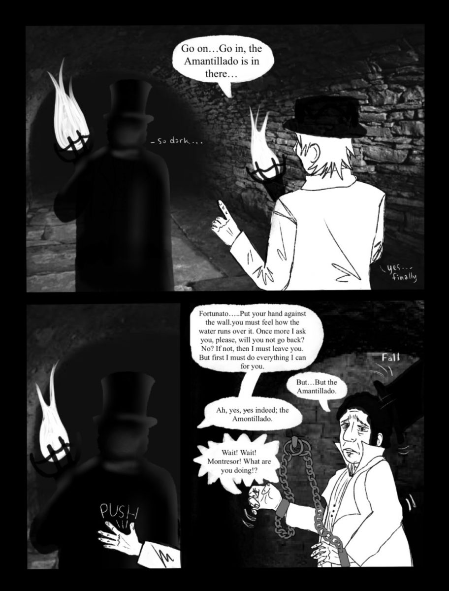The Cask of Amontillado Comic Adaptation