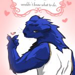 Pax the panther making a heart gesture.