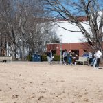 Students walking to class.