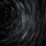 A black starry night