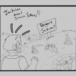 "Jackalopes declared invasive species!!" "Beware of Jackalopes!!"