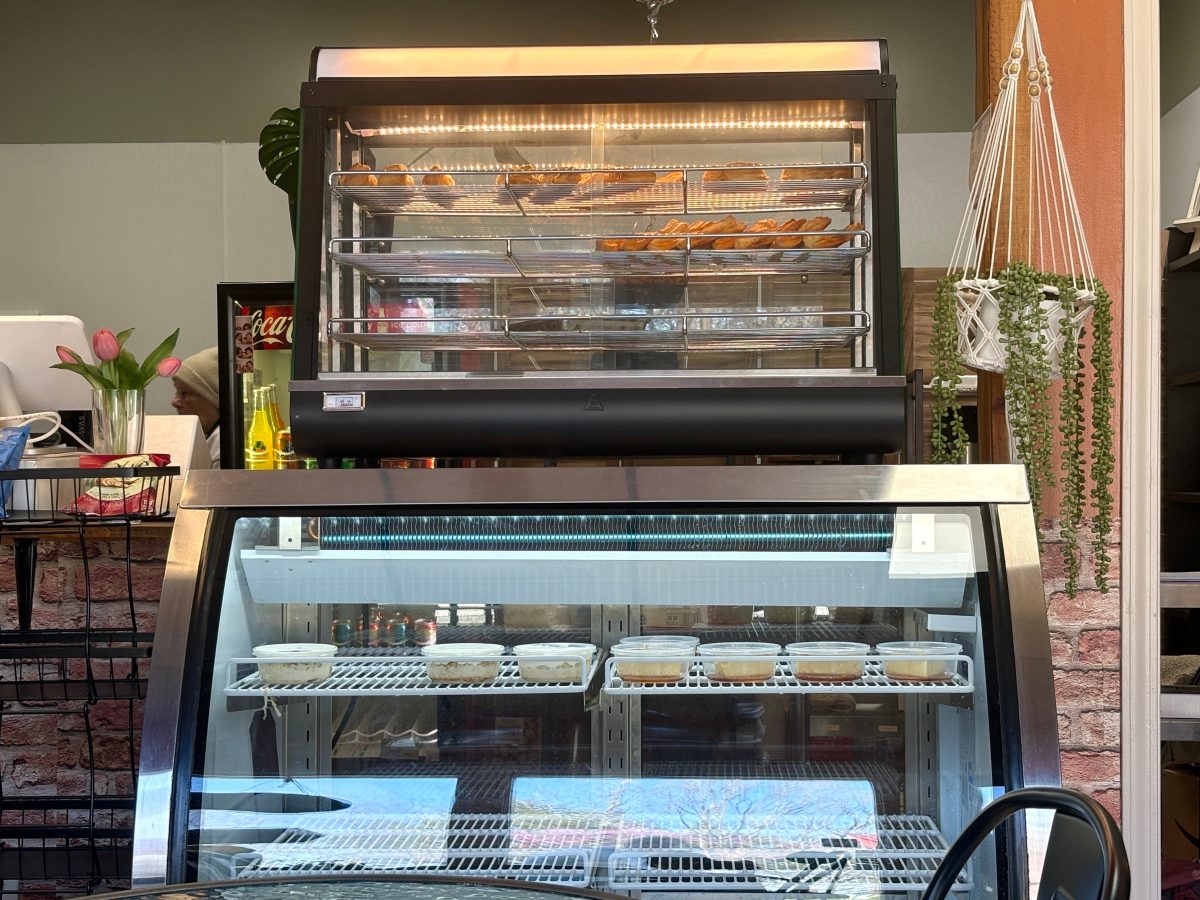 The display case in Pastelito's