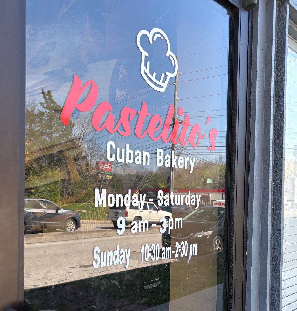 The door to Pastelito's Cuban Bakery