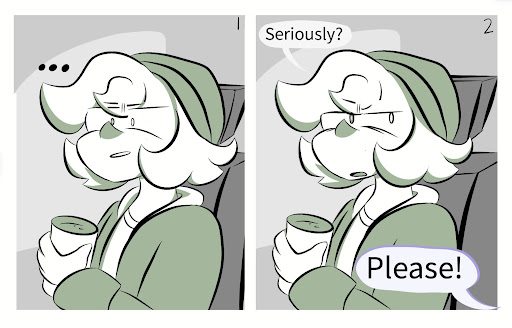 Pax: … Seriously? Millie: Please!