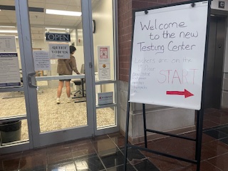 "Welcome to the new Testing Center"