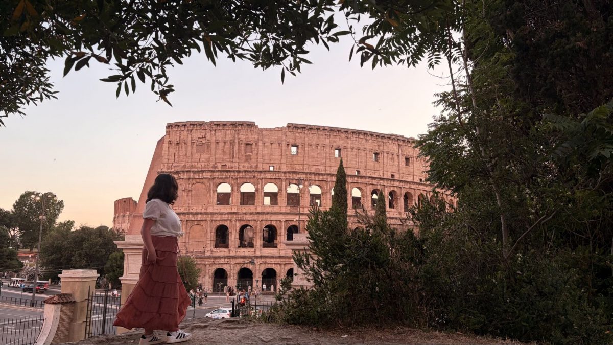 Colosseum at sunset