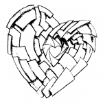 a heart building and growing