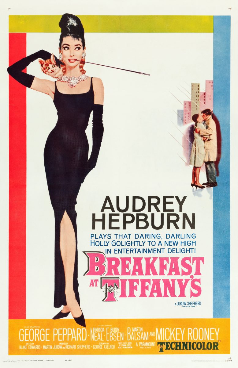 Audrey Hepburn, plays the daring darling Holly Golightly to a new high in entertainment of delight! Breakfast at Tiffany's
